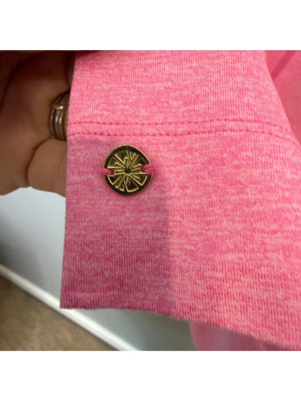 LILLY PULITZER dune UPF 50+ shirt dress in pink size S - Picture 6 of 8